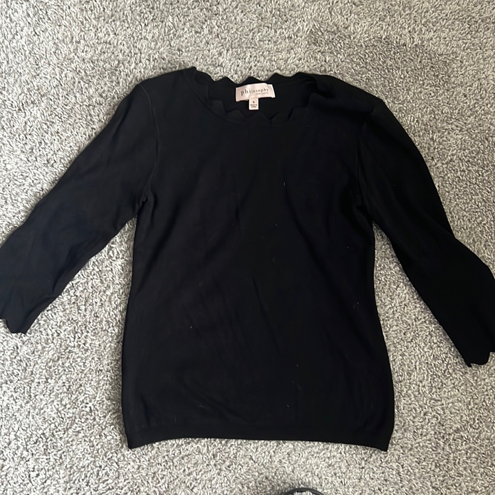 PHILOSOPHY - scallop sweater